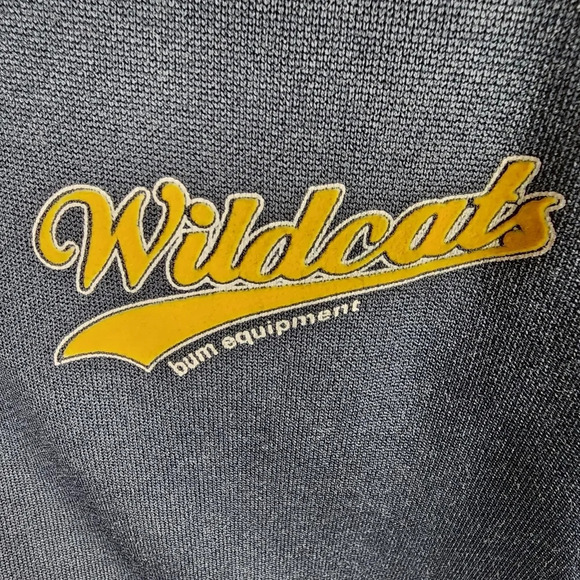 Vintage Wildcats Bum Equipment Zip Front Track Jacket Navy Medium - Picture 4 of 9